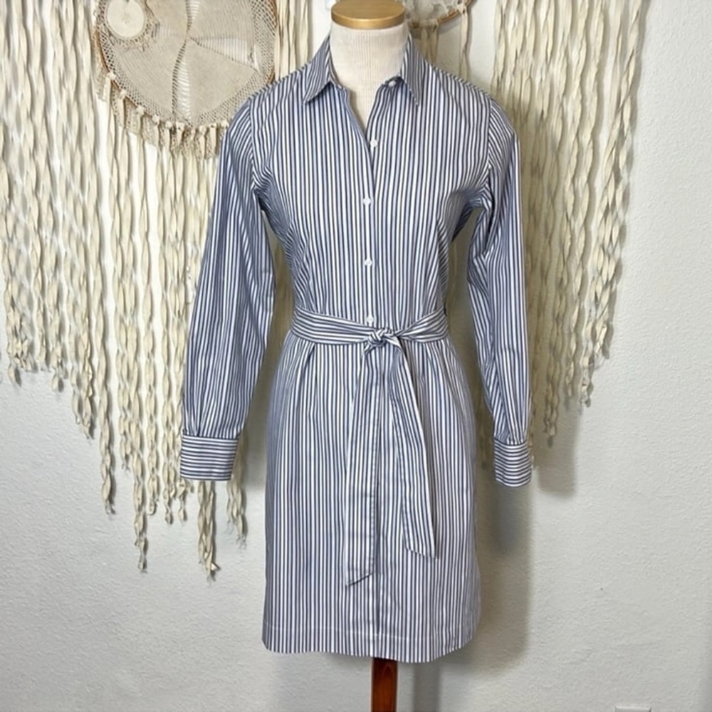 Brooks Brothers stripped Button down dress size 10p NWT OFFERS WELCOME!